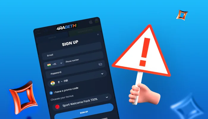 registration problems on 4rabet